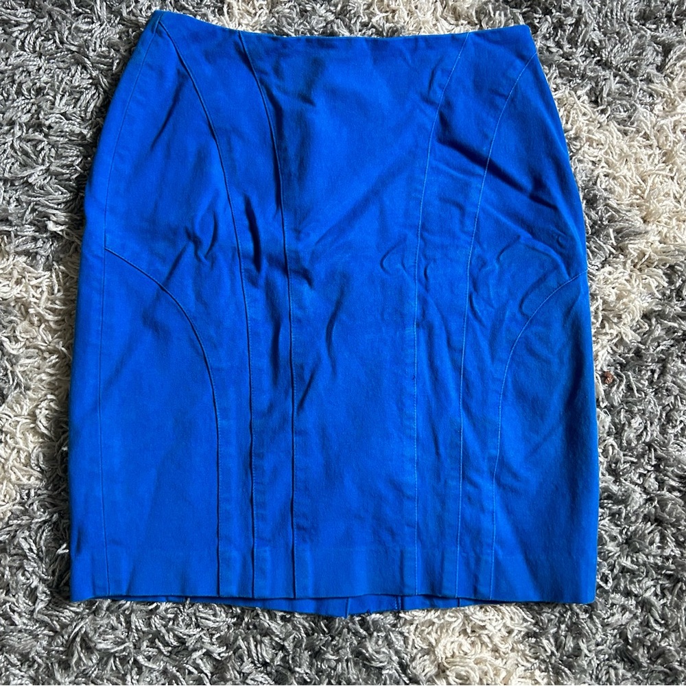 Banana Republic blue pencil skirt